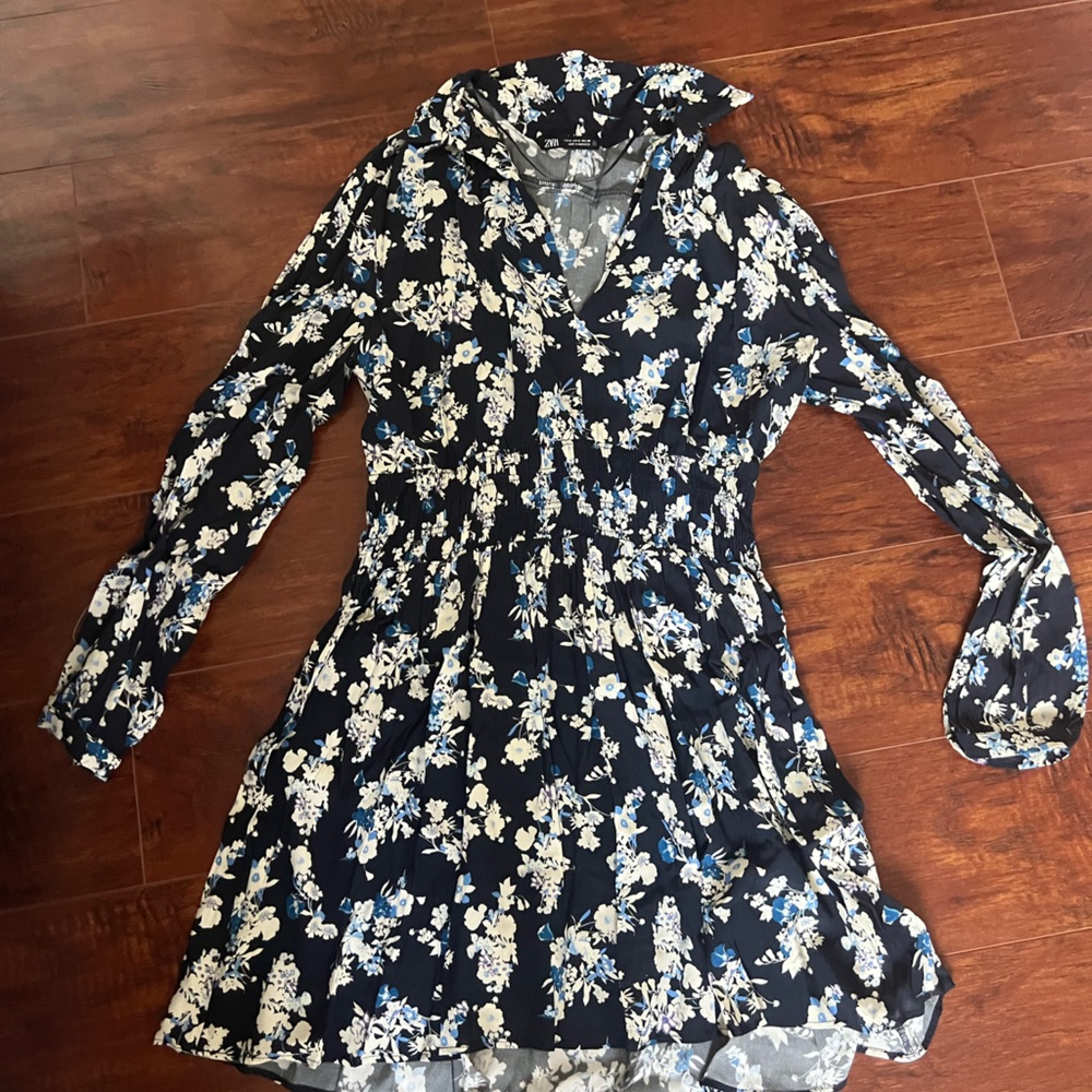 Zara floral mini sundress